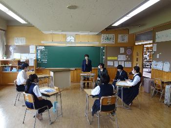 弟子屈高校生徒の対話の様子