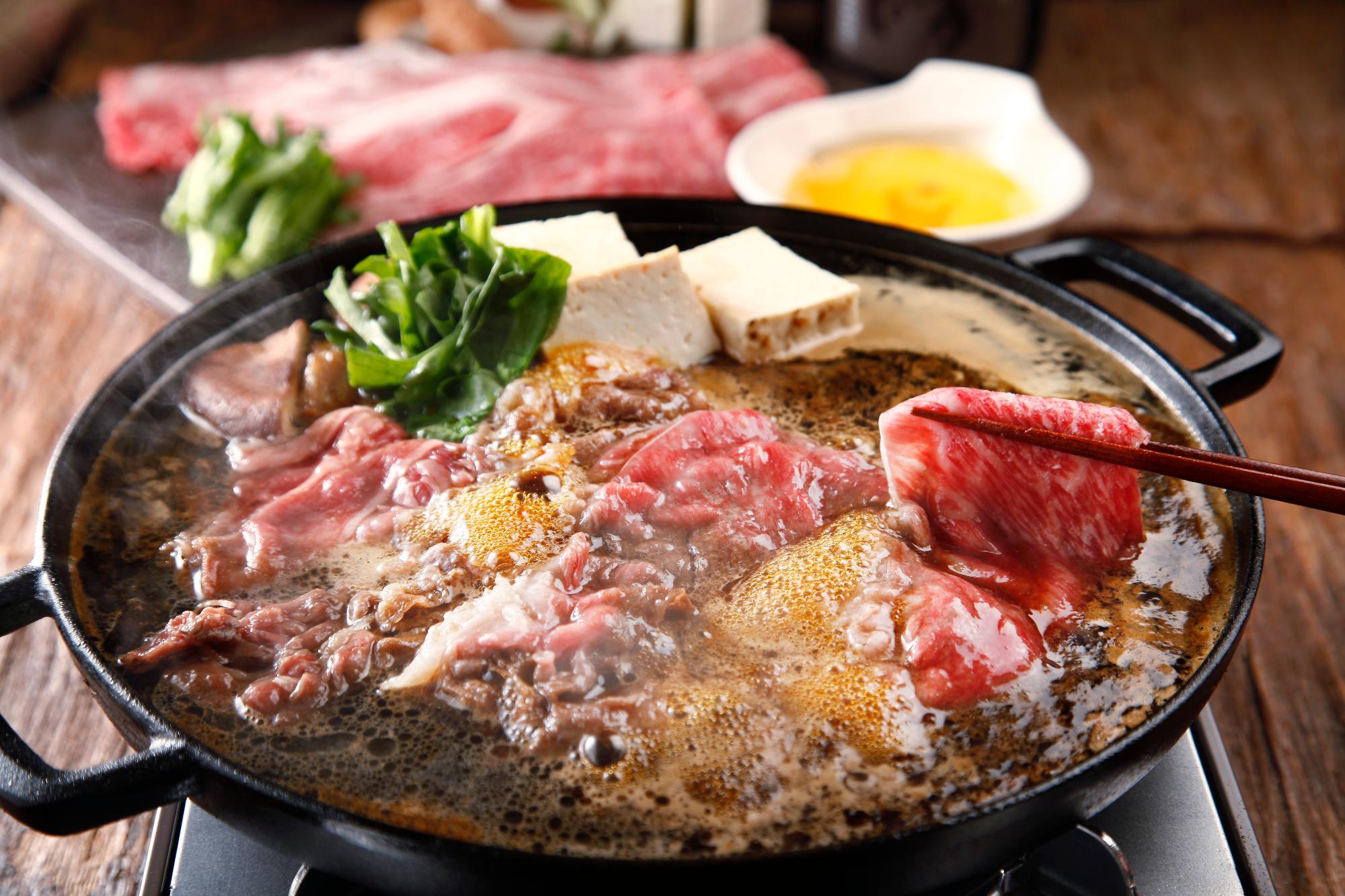 摩周和牛すき焼き画像