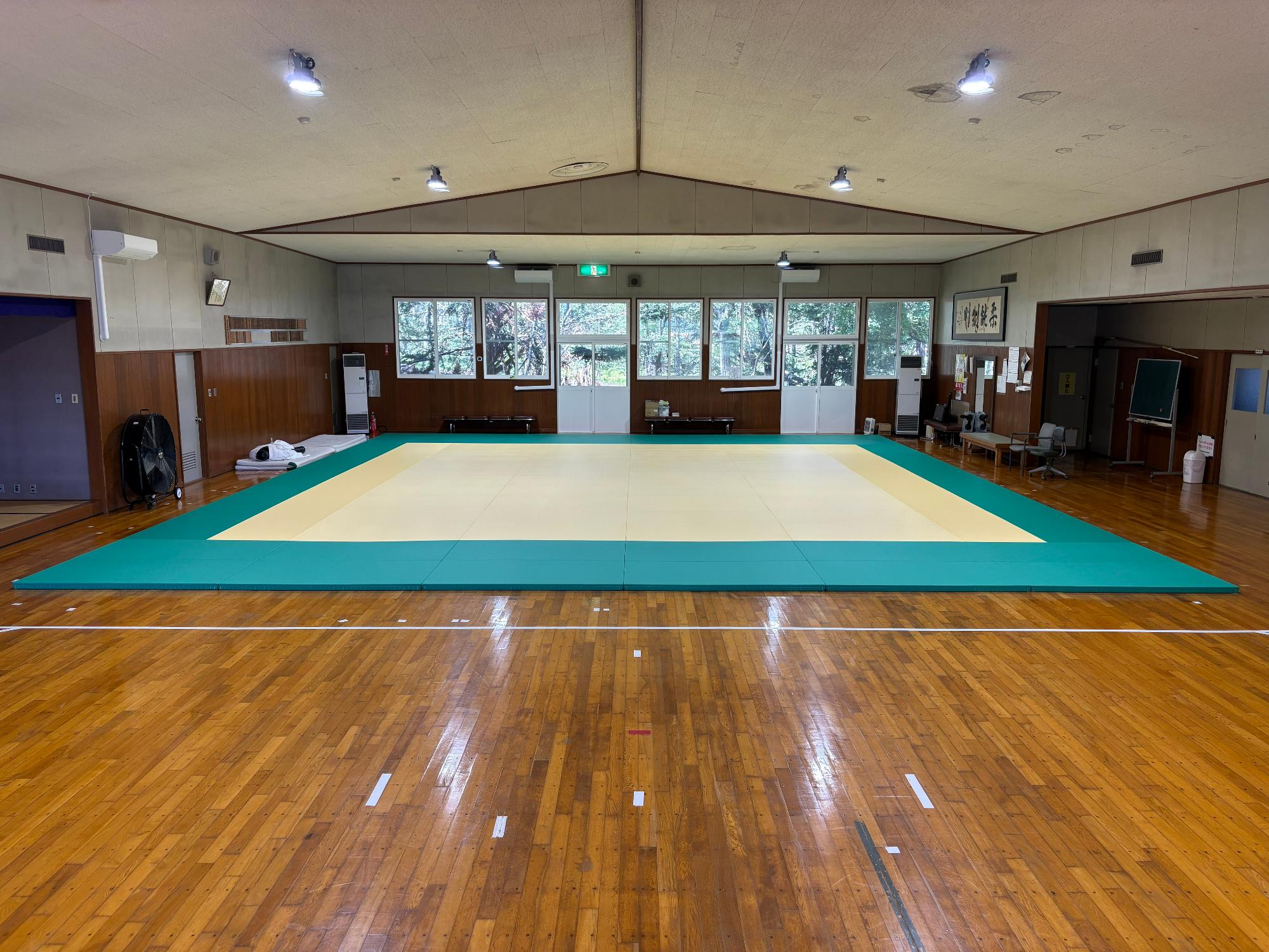 更新後の修武館柔道畳の画像