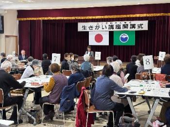 吉田学級長によるあいさつ