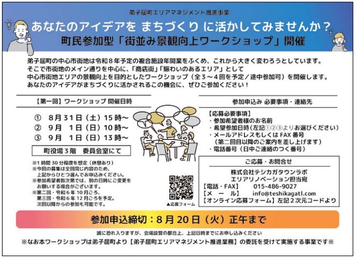 街並み景観向上ワークショップ第1回