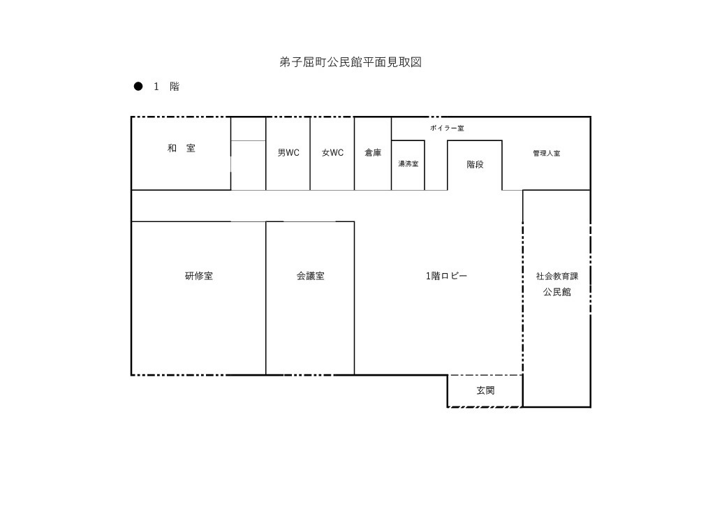 公民館1階